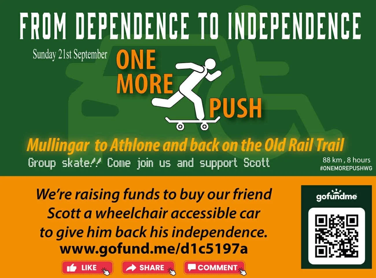 One More Push Fundraiser for Scott Keegan