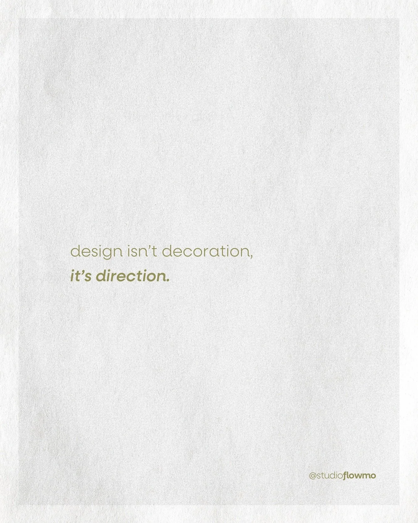 It&rsquo;s less about making things prettier and more about making things clearer. Good design guides people. It helps them understand who you are and where to go next.

So&hellip; where is your design sending people? 👀