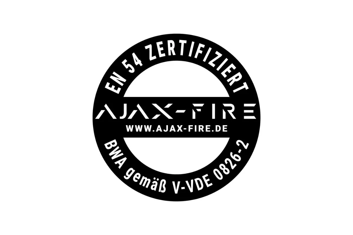 AJAX-FIRE: Zertifizierte Brandwarnanlagen für maximale Sicherheit
