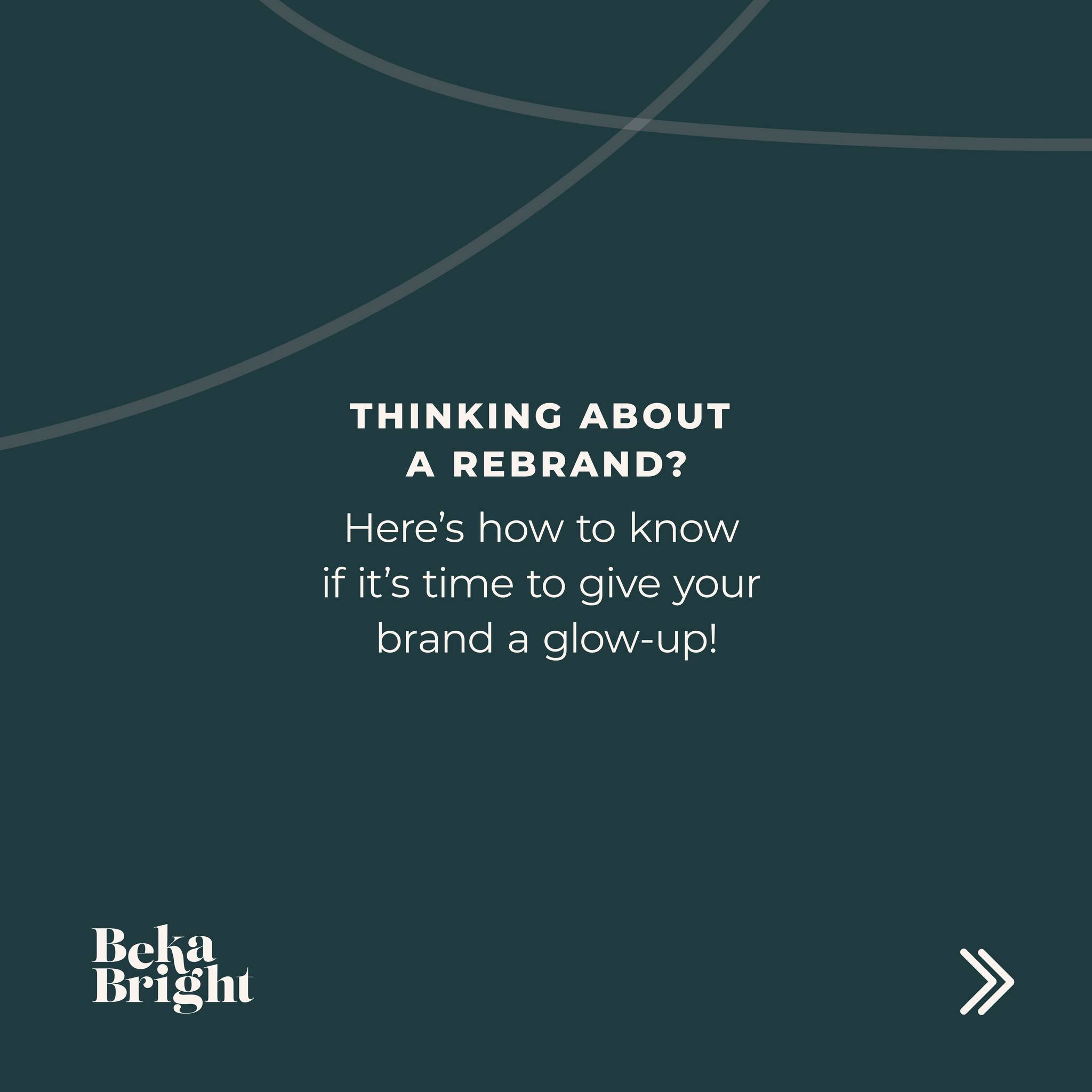 Feeling a bit awkward about sharing your current brand identity? I get it. 😅

You created it yourself when you started out, and back then it was perfect, but you and your business have come a long way since then. 🚀

Imagine having a brand new, spar