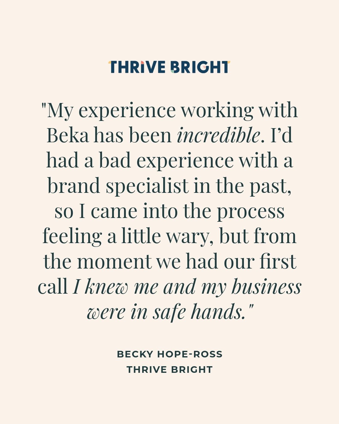After a difficult experience in the past, Becky came into her rebrand feeling understandably cautious. From our very first call, my priority was making her feel supported, heard and in safe hands.

To be trusted with both the brand and the website fo