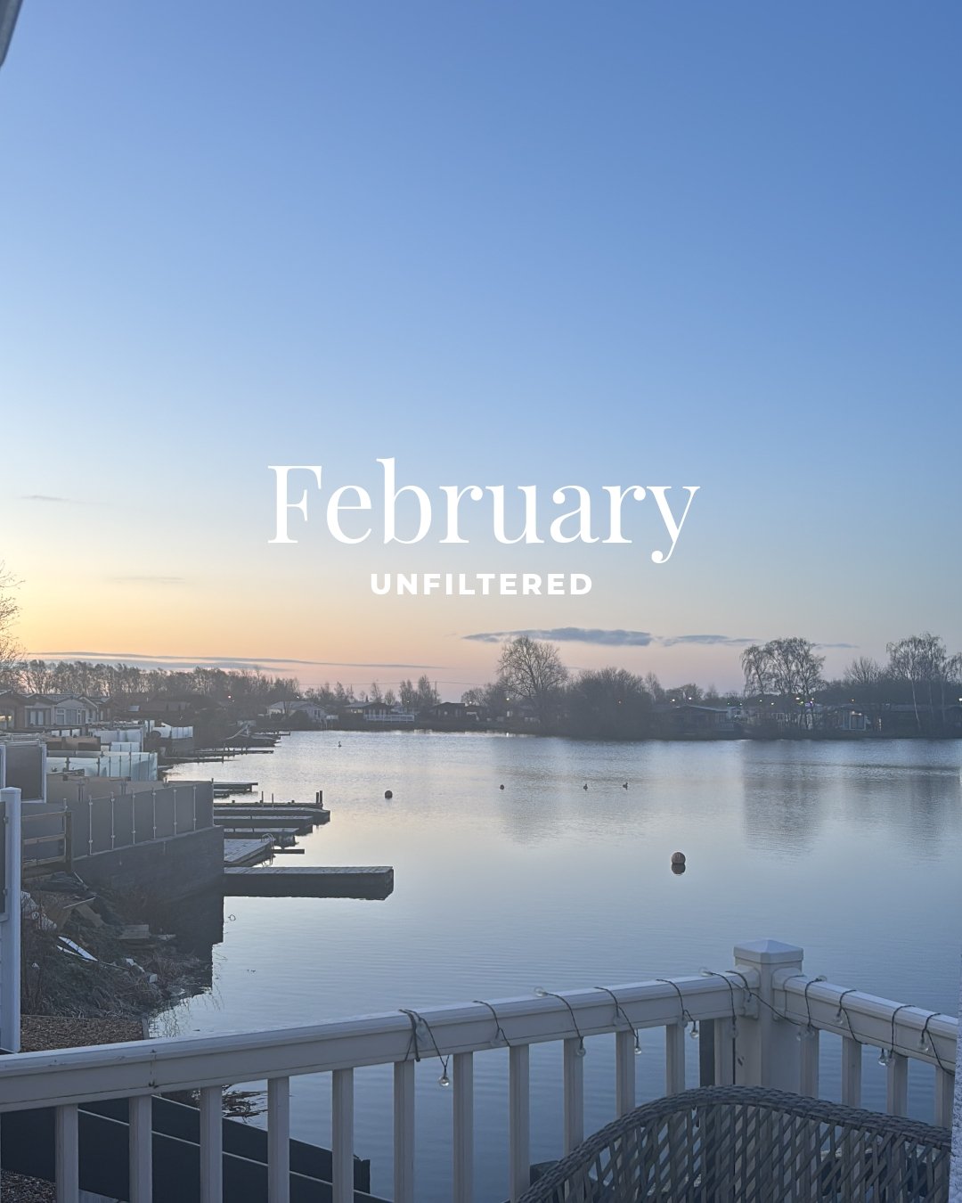 February absolutely flew by, but lots of fun was had, wine was drunk, and illness was suffered. Bring on Spring. 

1. Lakeside view 
2. Prosecco in the Feb sun
3. Girls day
4. Trying to become a runner
5. Just the most relaxing view. Ft more wine. 
6