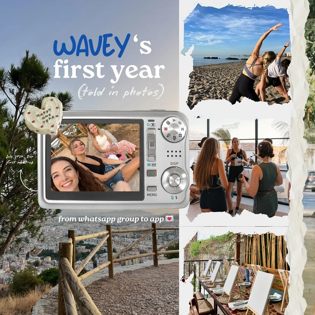 Celebrating our first year together 💌 

At the start of 2024, Wavey was just an idea 💭 After almost six years in Spain, I kept asking myself: How do I find friends who like the same things as me? I couldn&rsquo;t find a space dedicated to women my 