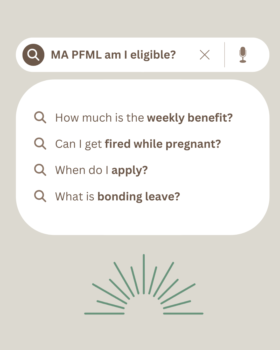 search bar: MA PFML am I eligible?