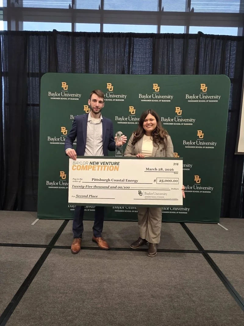 Pittsburgh Coastal Energy Wins 2nd place at Baylor New Venture