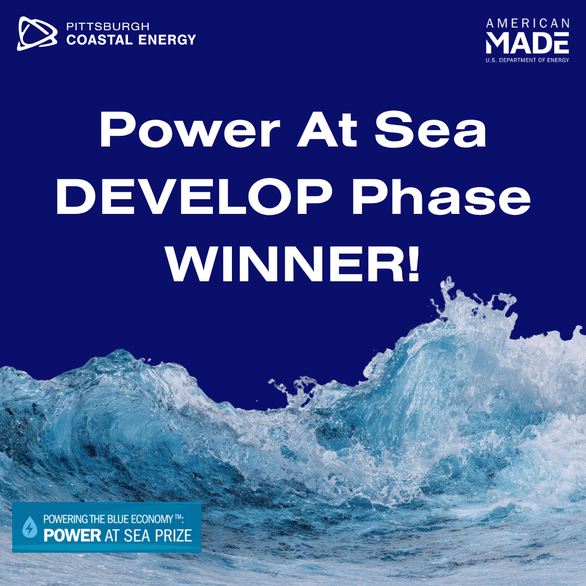 Pittsburgh Coastal Energy wins Power at sea!