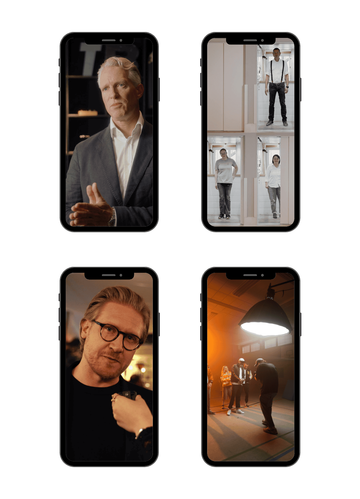 Social Media Recruiting Kampagne, Employer Branding Assets. Referenzen mit Michael Struck (CEO Ruby Hotels), Finanz-Experte Mario Lochner, Investor Frank Thelen und Sido. High-Performance Mitarbeitergewinnung, CEO-Positionierung von easy productions.