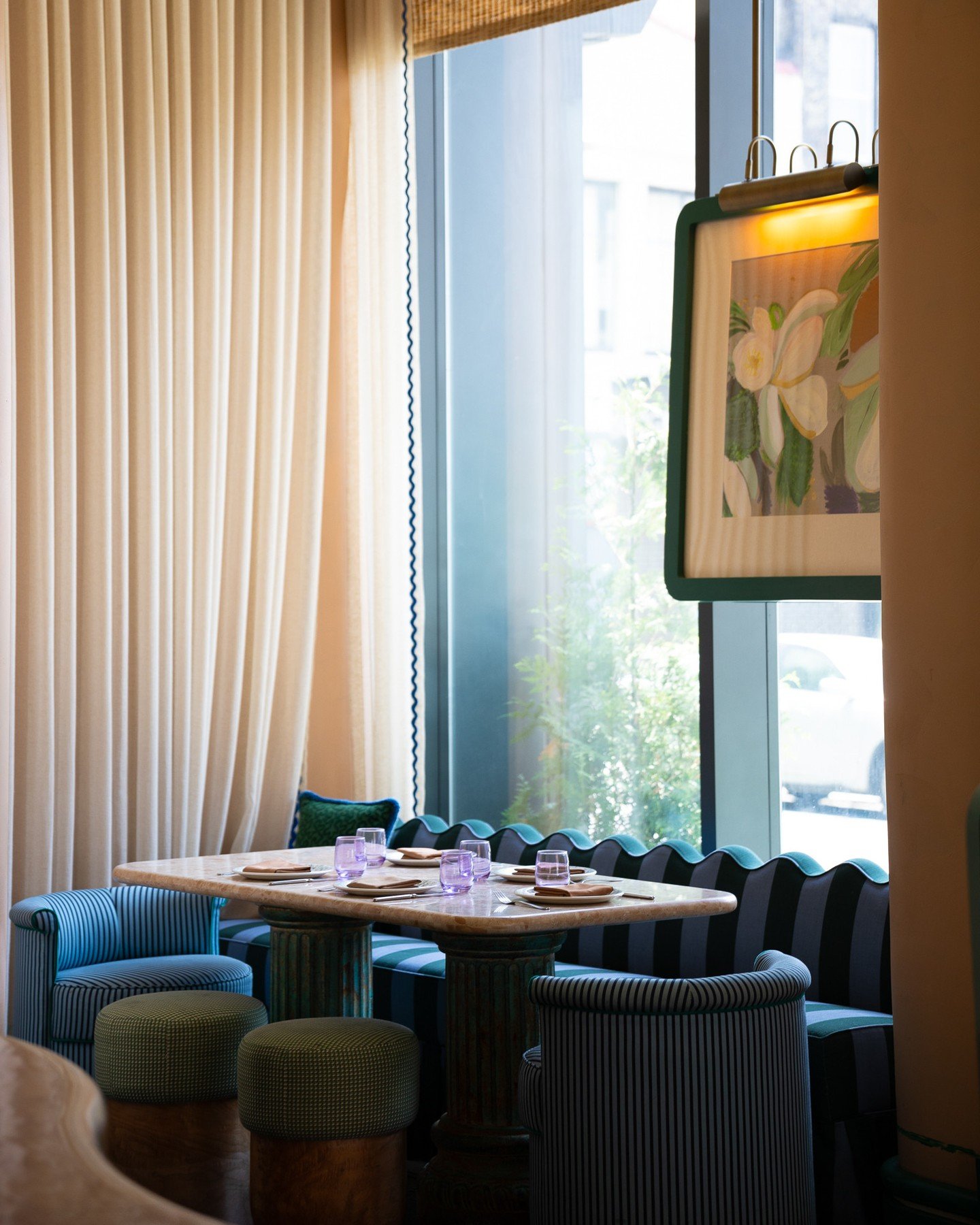 Your seat is ready and the vibes are just right. ✨ Make this week special with dinner at Dear Daphni, where Mediterranean flavors meet Philadelphia charm.⁠
⁠
Love,⁠
D.D. 🛵⁠
⁠
📍 125 S 20th Street, Philadelphia, PA 19103⁠
Tap the reserve button on ou