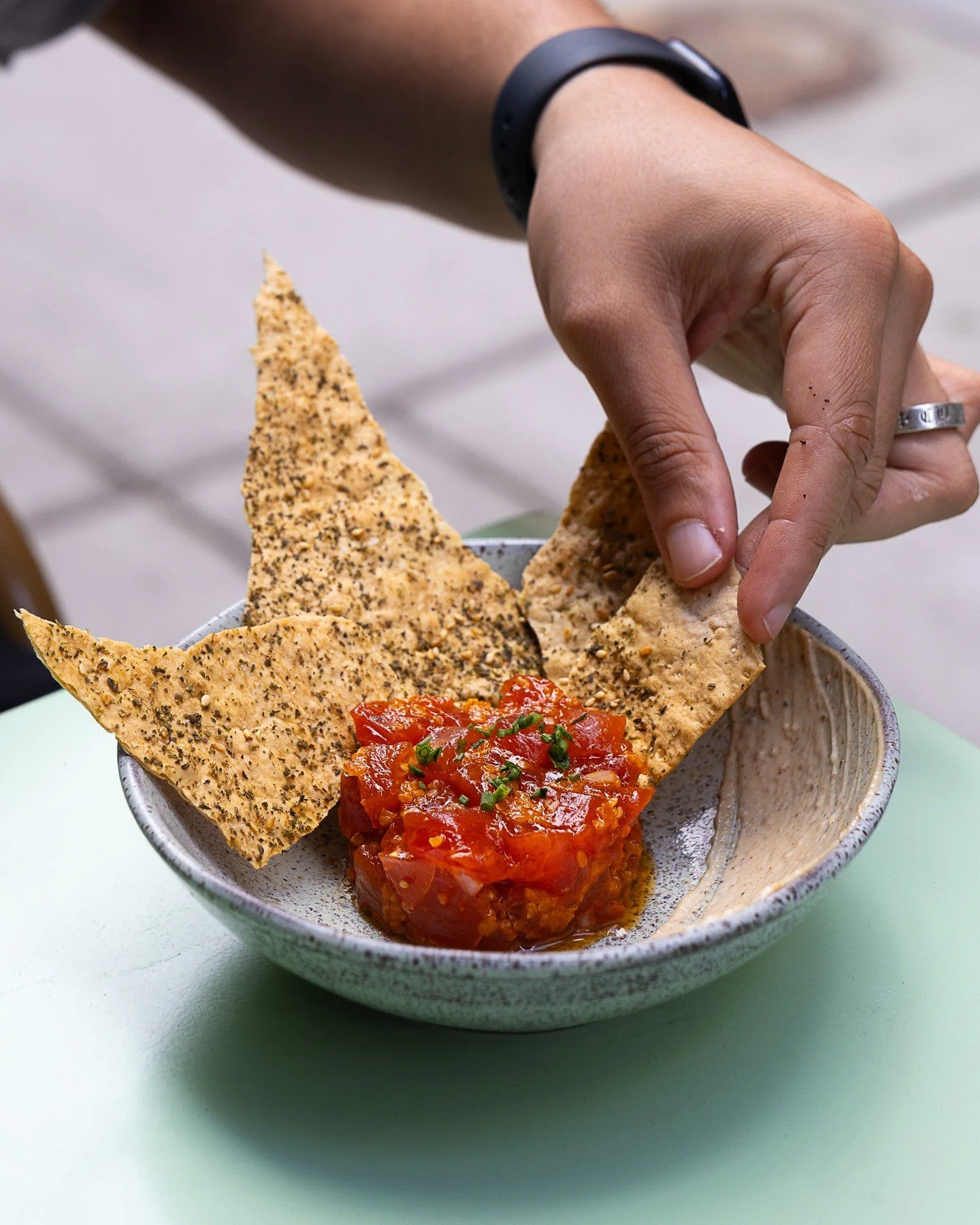 Dinner at Dear Daphni starts with our tuna tartare &mdash; light, clean, and full of flavor.⁠
⁠
Tap the reserve in our bio to book your next dinner.⁠
⁠
Love,⁠
D.D. 🛵