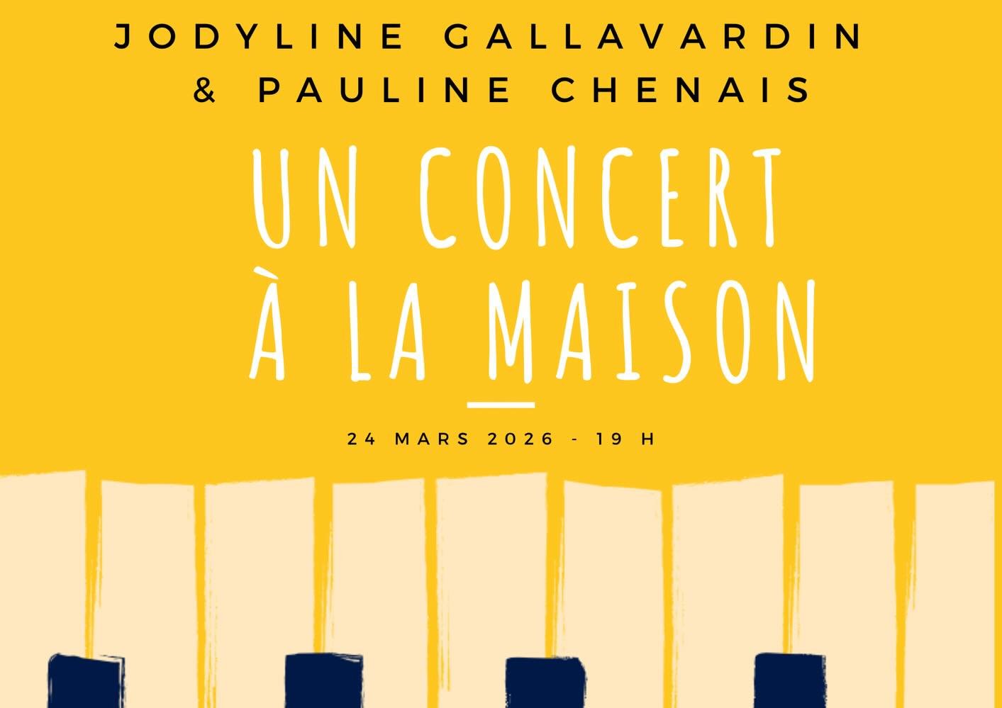✨La Saison des Concerts &agrave; la Maison continue ✨

Heureuse de partager la sc&egrave;ne avec mon amie et brillante musicienne @jodylinegallavardin le 24 mars prochain, fous rires garantis !

Entr&eacute;e libre avec participation du public - conc