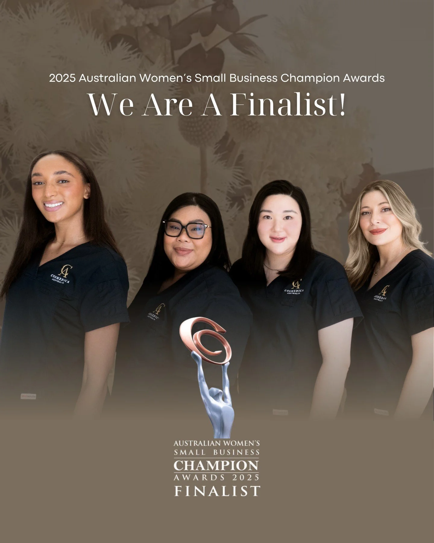 We’re thrilled to share that Cosmedica Australia has been named a finalist in the 2025 Australian Women’s Small Business Champion Awards in the Cosmetic Specialist category.
This recognition reflects our ongoing commitment to professio