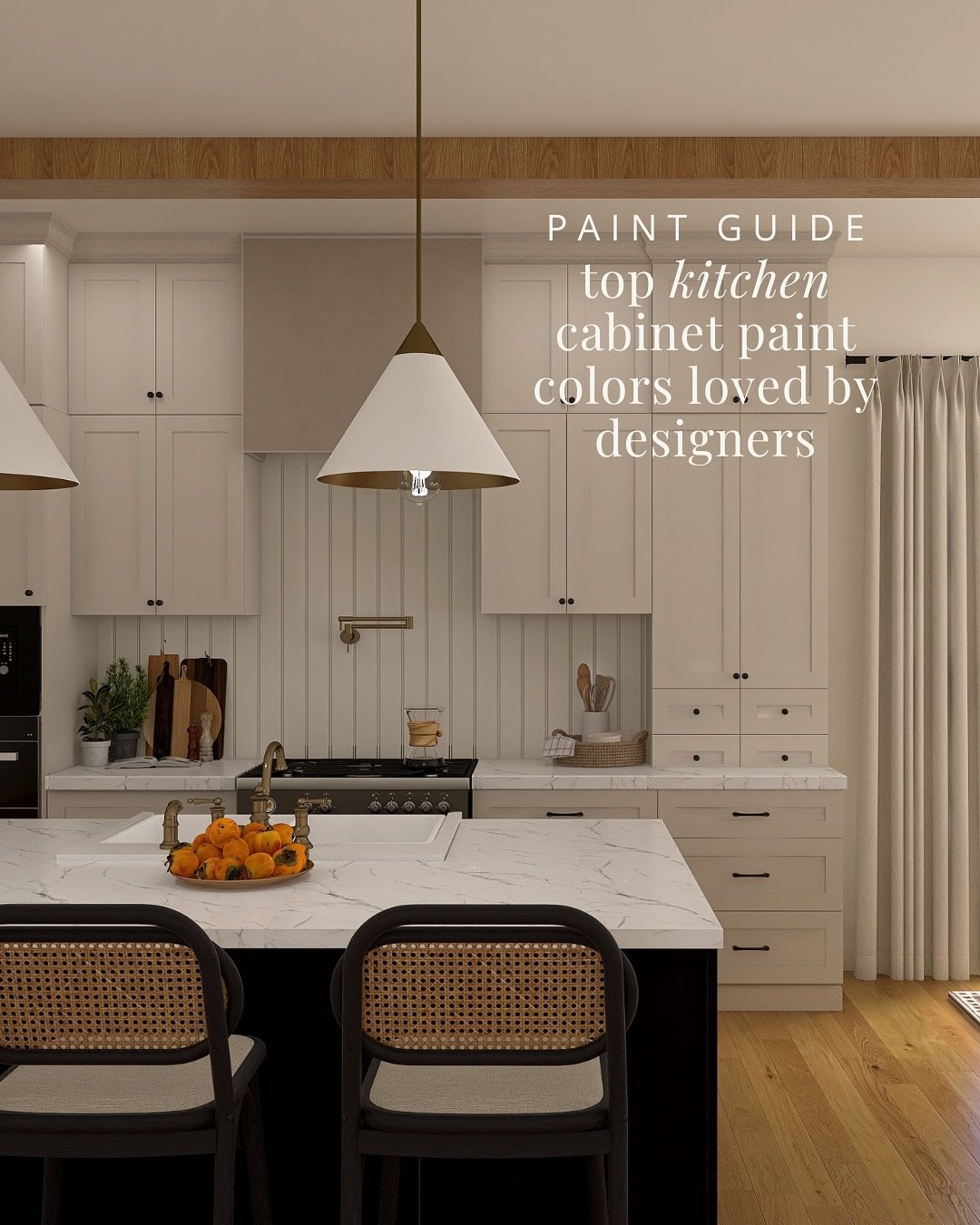 Choosing a kitchen cabinet color can feel like one of the most nerve-wracking decisions. So I&rsquo;ve made it easier for you &mdash; these are the top cabinet colors designers keep coming back to. They&rsquo;re timeless, neutral, and will still look