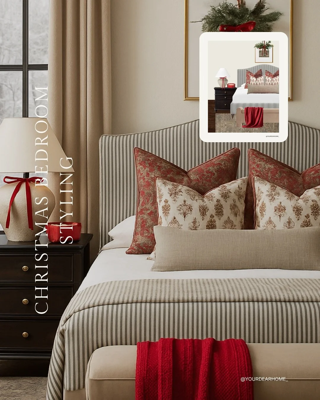 Christmas bedroom styling idea! 🌲

📲Comment BEDROOM to shop the look 

Follow my LTK @yourdearhome_ on the @shop.LTK app to view this post and get my exclusive app-only content!

#liketkit #LTKHoliday #LTKSeasonal #LTKHome
@shop.ltk
https://liketk.