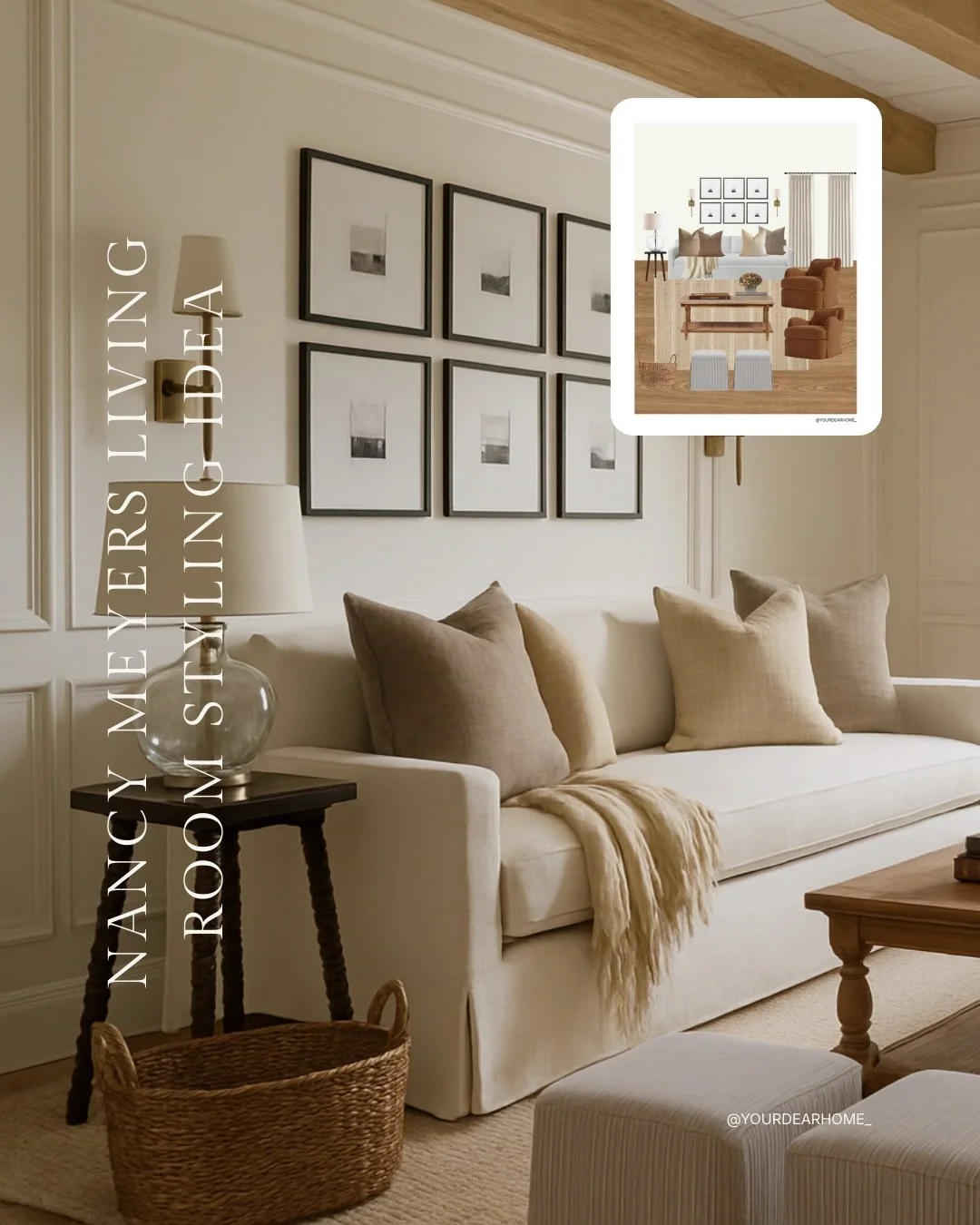 Comment SHOP below to receive a DM with the link to this post on my LTK ⬇
https://liketk.it/5CmdK #ltkhome

⚠️ You need to be following me so Instagram can approve the DM with the link.

The key to achieving a true Nancy Meyers aesthetic is keeping e