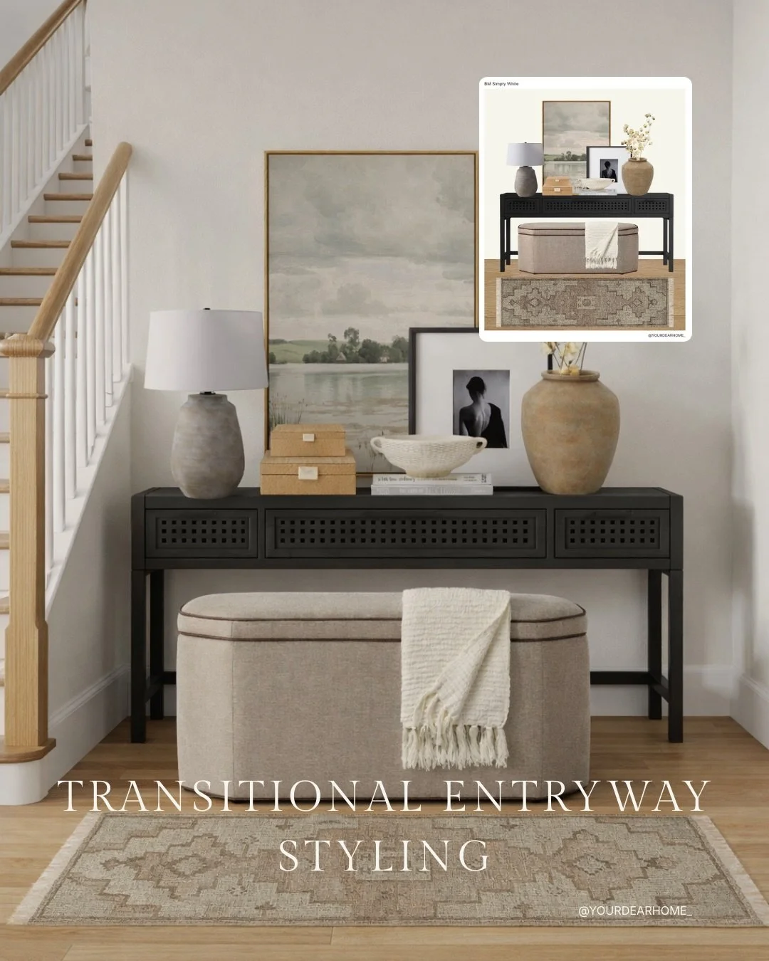 As we step into 2026 with an open mind for colors and patterns, here&rsquo;s a transitional entryway strikes that sweet spot between classic and current.

Comment ENTRYWAY below to receive a DM with the link to this post on my LTK ⬇ https://liketk.it