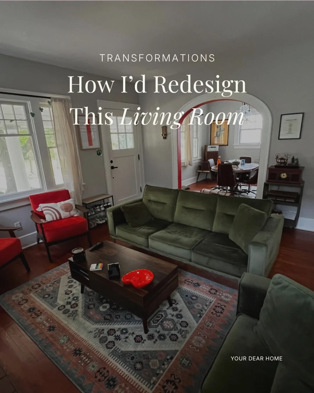 NEW SERIES ALERT 🤍
I&rsquo;m redesigning real spaces from around the internet and breaking down what I&rsquo;d change and why, so you can apply the ideas to your own home, even with tricky layouts or awkward architectural moments.

Kicking things of