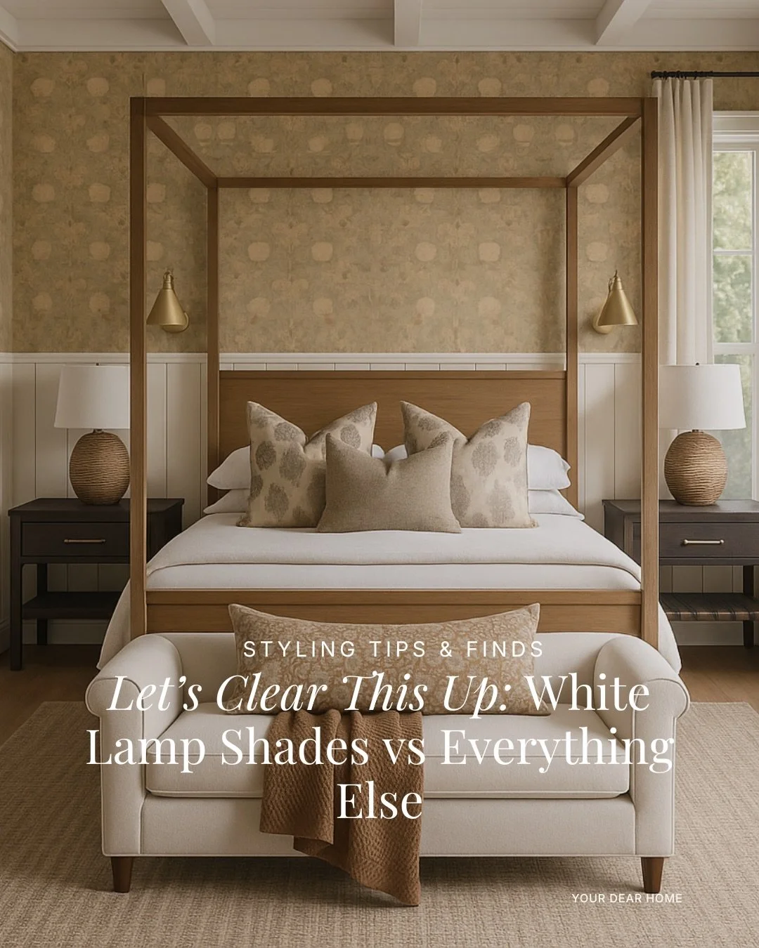 White lamp shades are often recommended for a reason. They give soft, diffused light and work beautifully in many spaces. 💡

But design is never about one rule working everywhere. The right lamp shade always depends on the room, the lighting needs, 