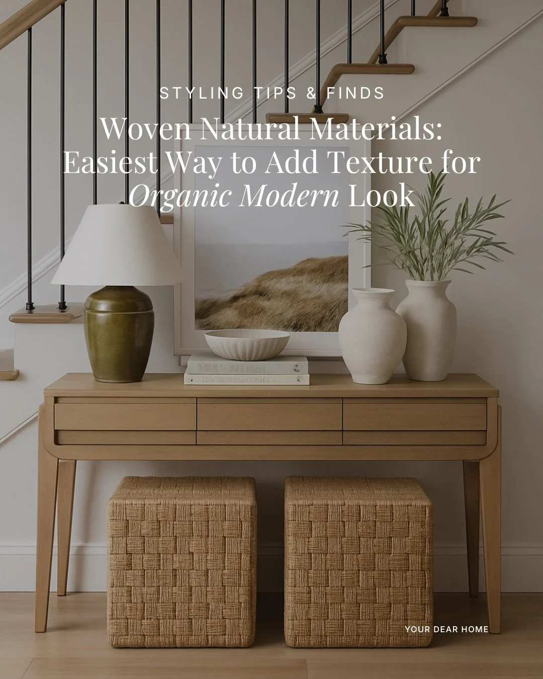 If your home feels flat, it&rsquo;s probably not the furniture.

It&rsquo;s the lack of texture.

Woven natural materials like rattan and seagrass are the easiest way to add warmth, depth, and that organic modern balance without changing your entire 