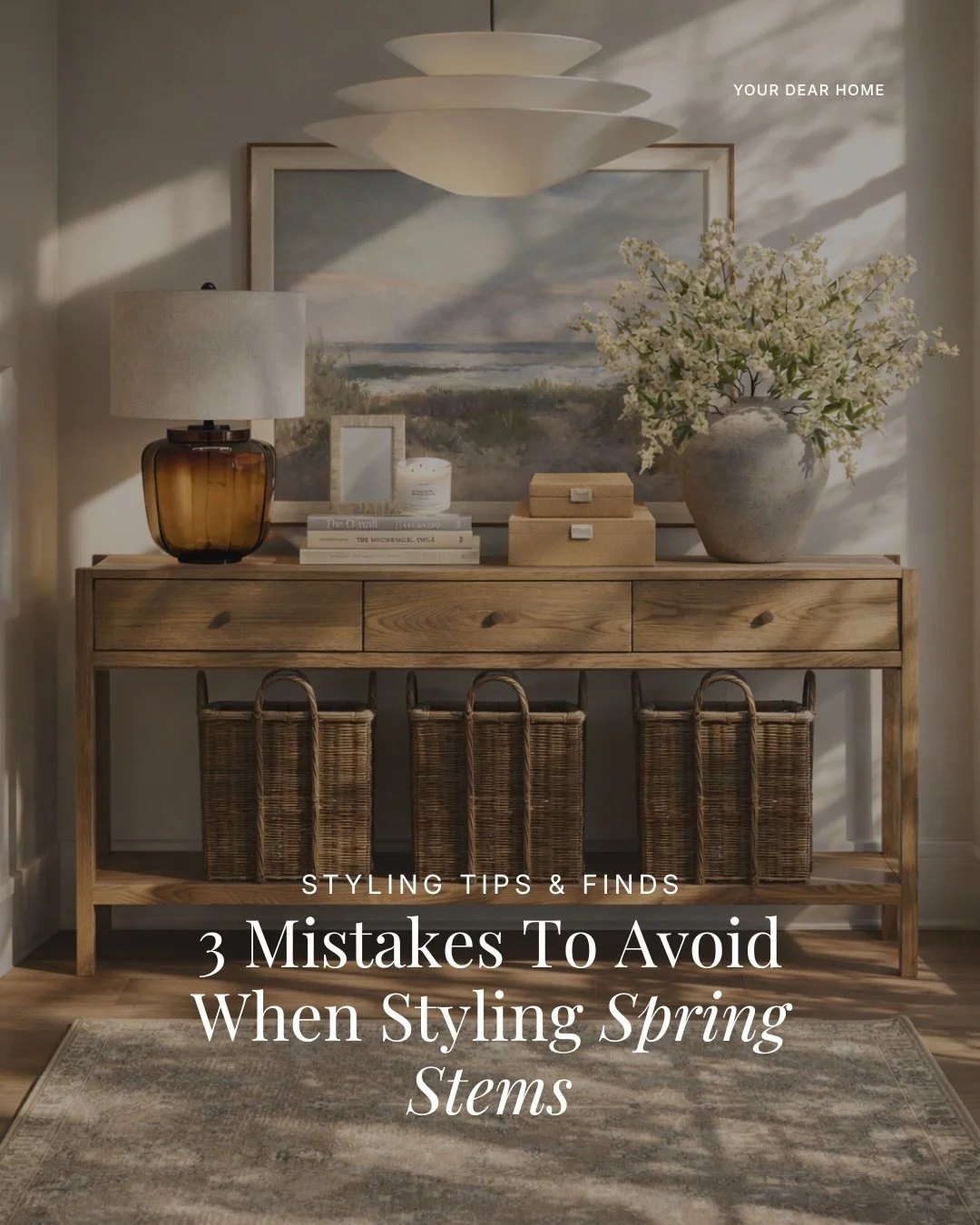 Spring is just around the corner, and if you&rsquo;re thinking of updating your decor with fresh florals and vases, you&rsquo;re absolutely on the right track! 🍃🫶🏼

Before you start styling though, let me help you avoid a few common mistakes that 