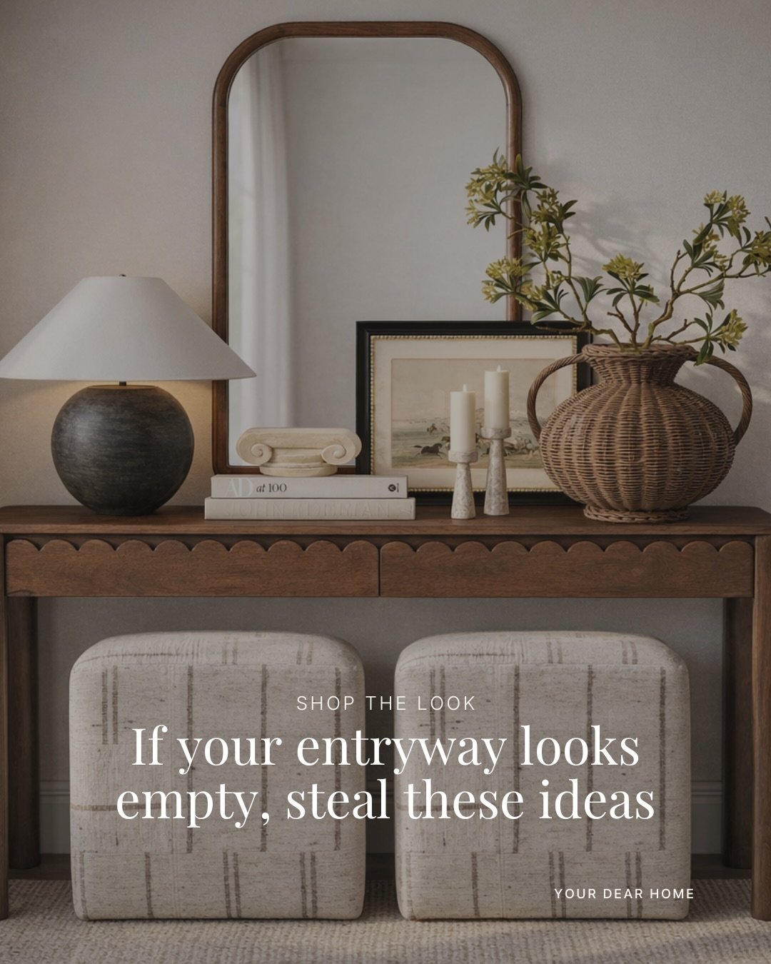 Been a while since I shared one of my absolute favorite spaces to design &mdash; the entryway. 😍

Why my favorite? Because it&rsquo;s the very first moment of your home. The space that quietly sets the tone for everything that follows. With just a f