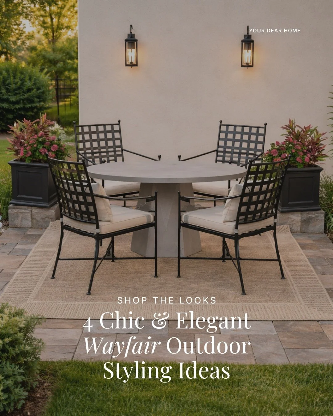 #ad @wayfair #wishyouwerehere #outdoor #Wayfair #WayfairPartner

Spring is just around the corner and while many of us are still getting tricked by the weather &mdash; not quite sure if it&rsquo;s time to pack away the winter coats or pull them out a