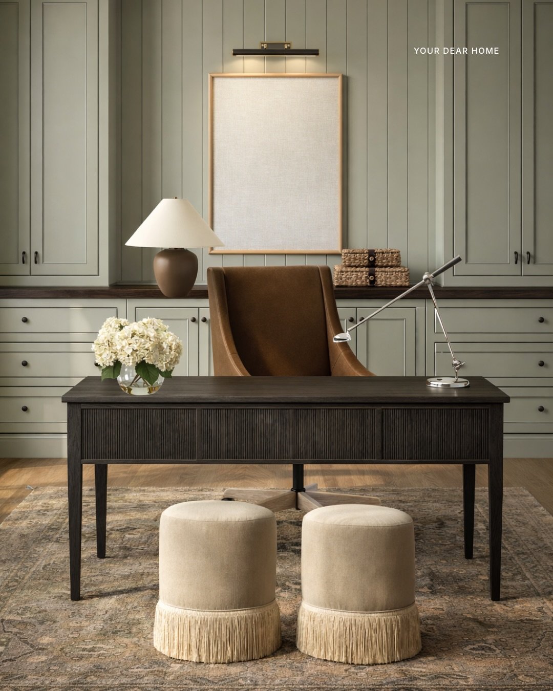 I put together these moodboards to show how a workspace can feel warm, elevated, and actually make you want to sit down and work..

Because a beautiful office isn&rsquo;t just about aesthetics&hellip; it changes how you show up every single day.

Com