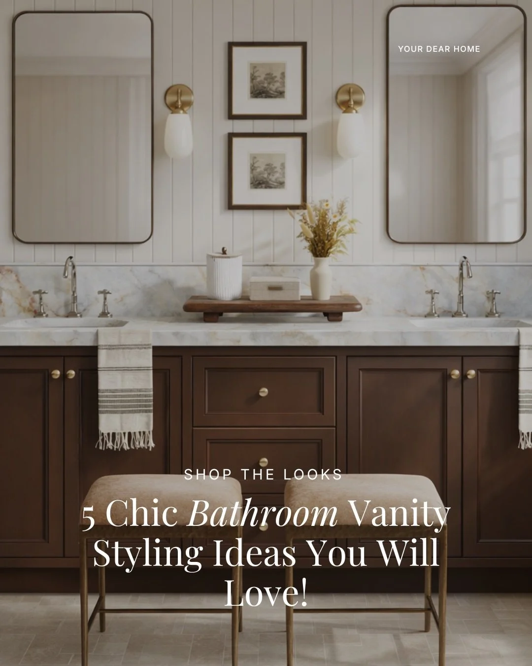 The rules and tricks of interior design apply just as much in bathrooms, which is exactly what makes them feel just as chic and luxurious as the rest of your home ✨

If your bathroom is feeling off, it&rsquo;s usually because of how it&rsquo;s styled
