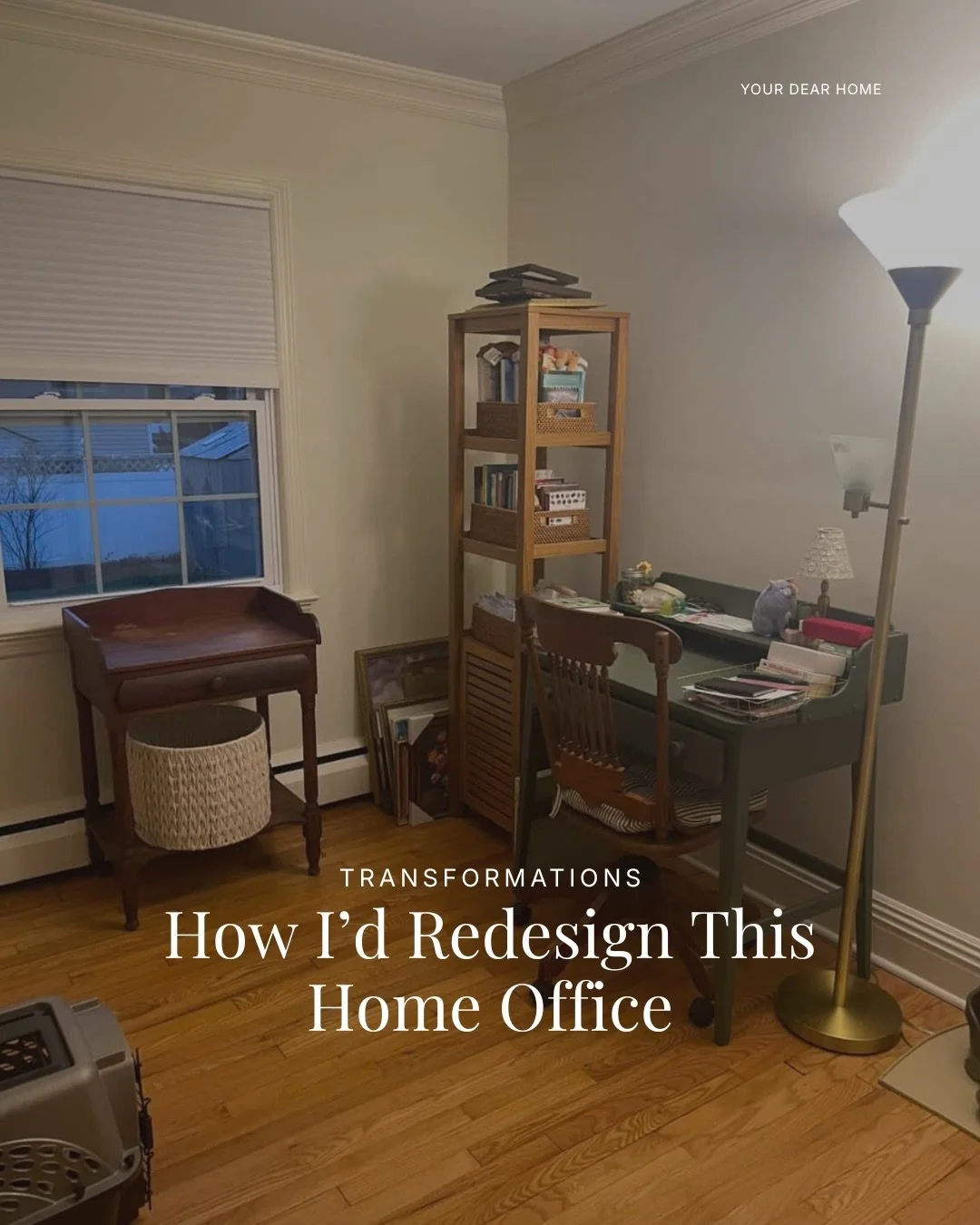 Sunday Transformation! ✨

Today we&rsquo;re looking at a home office with a small footprint where the challenge was making it feel both functional and pretty.

For spaces like these, large bookcases placed side by side to mimic built-ins are one of t