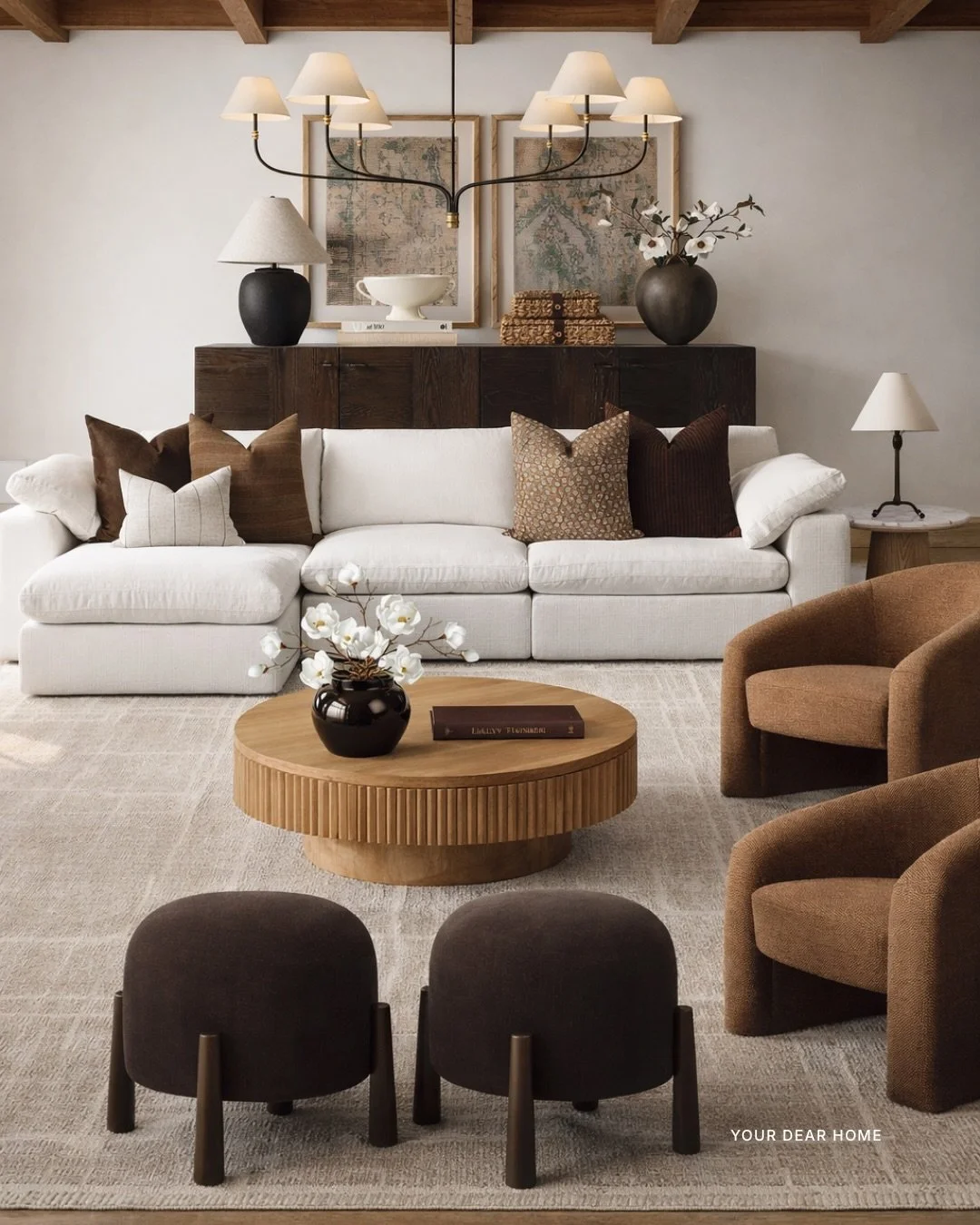 If there&rsquo;s one thing I always look at when curating a designer-style living room, it&rsquo;s how the legs of the furniture speak to each other. It might sound subtle, but it makes a huge difference in how elevated and welcoming a space feels.

