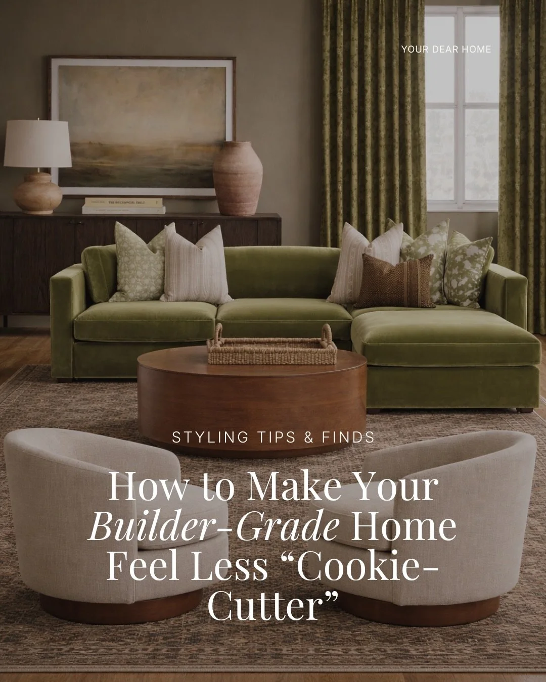 As much joy as it is to buy your own home, it can be a quick buzz kill when it looks just like 10 other homes on your block. But you can still make a builder-grade, cookie-cutter home feel less cookie cutter with a few changes. Some of these might be