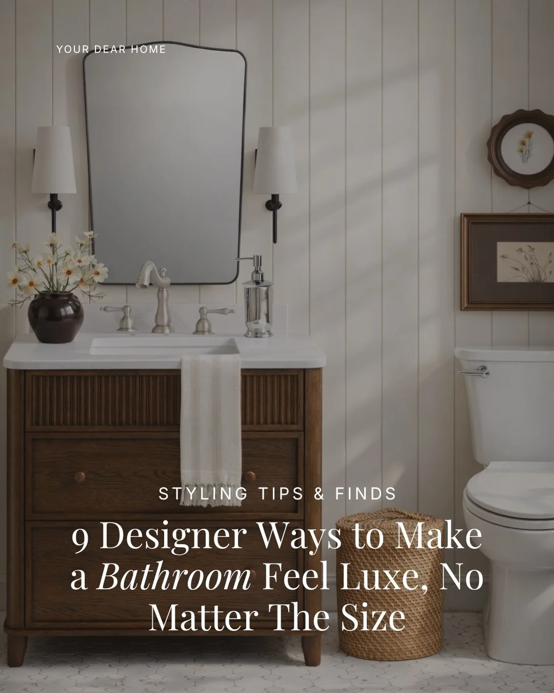 If you&rsquo;re as obsessed with bathrooms looking chic, know that you&rsquo;re thinking in the right direction. It&rsquo;s one of those spaces where the smallest changes make the biggest impact.

You don&rsquo;t need a full renovation. It&rsquo;s th
