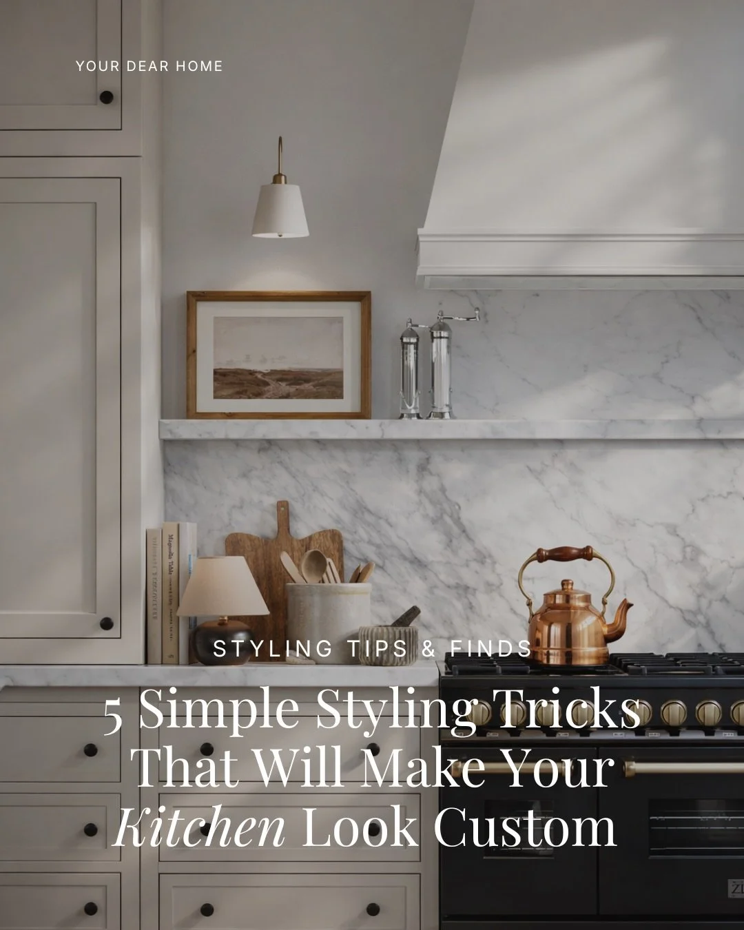 Did you know a high-end custom kitchen can easily cost upwards of $100K?

But here&rsquo;s the thing&hellip; you don&rsquo;t need to spend that kind of money to make your kitchen feel rich, elevated, and well put together. It comes down to how you st