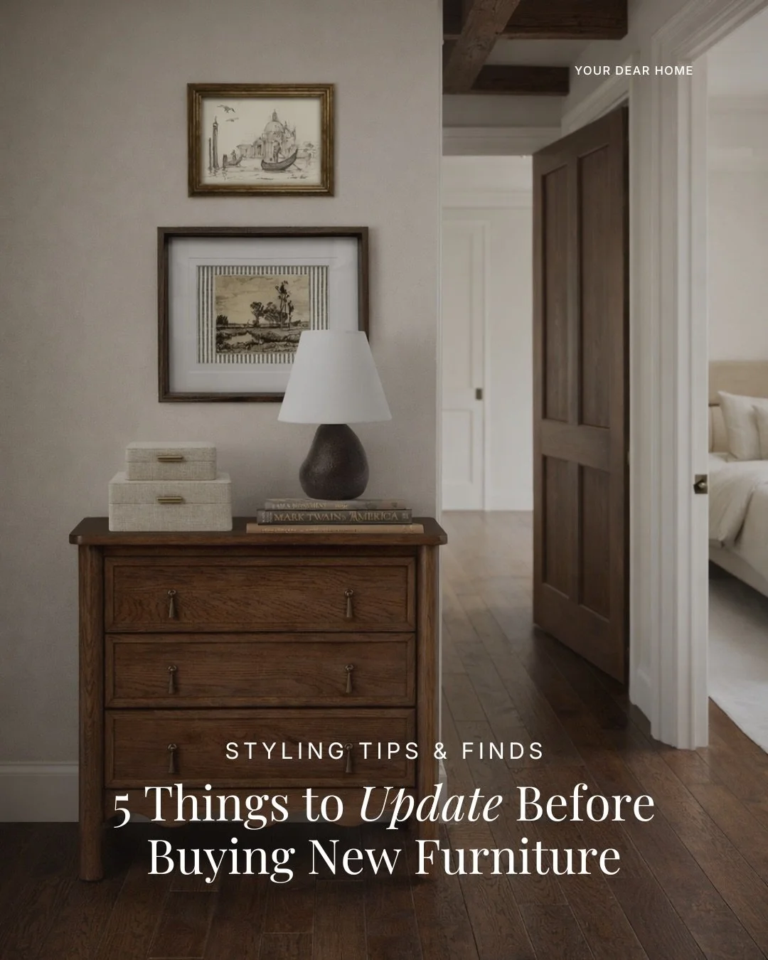Updating your furniture might be your first instinct&hellip; but honestly, there&rsquo;s so much you can refresh before spending on something new.

A simple lighting swap, the right paint color, adding a bit of character, or even a few thoughtfully p