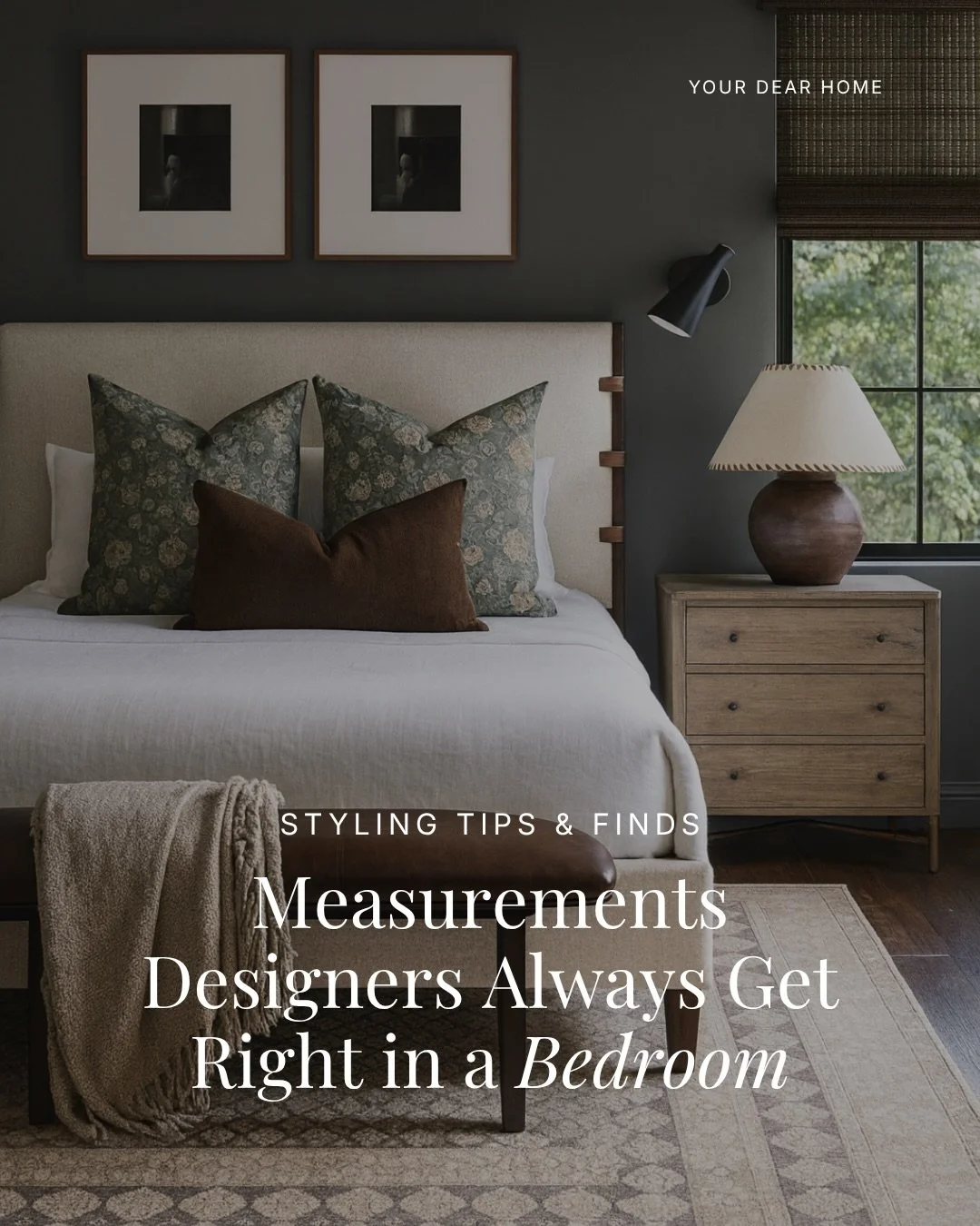 When you find yourself admiring those Pinterest-worthy bedrooms, it&rsquo;s not just the obvious design choices doing the work.

There&rsquo;s always something else in the background. The ratios! 

That&rsquo;s what makes a bedroom feel put together 