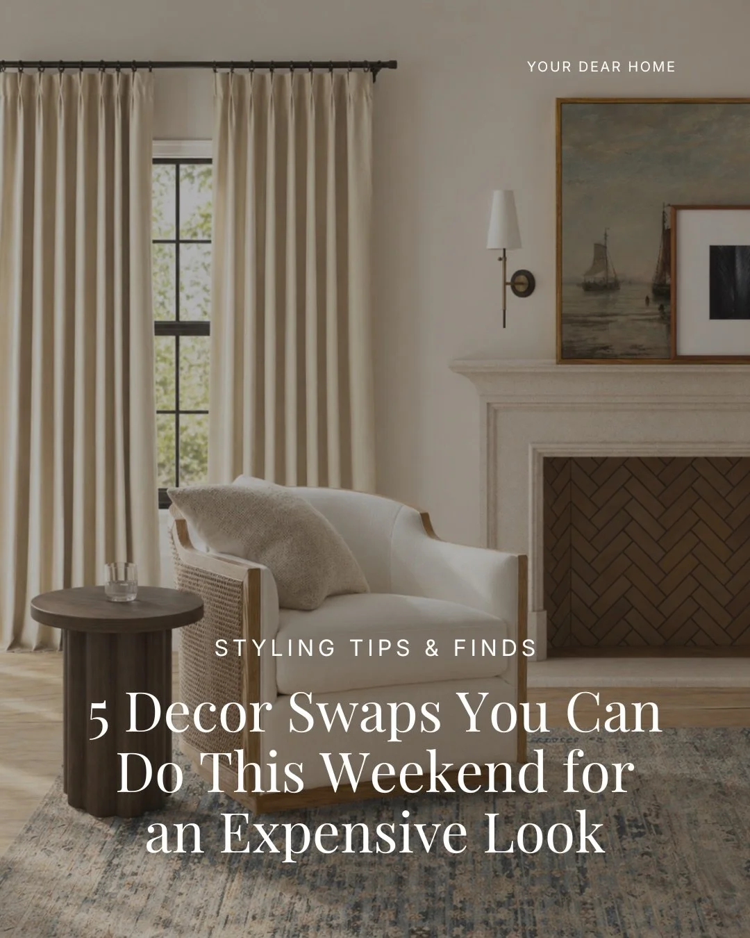 If you&rsquo;re looking for a fun home project this weekend, I have 5 decor swaps you can actually do in a day and the results are kind of game-changing. Trust me on this one.

Swipe through to see them all and comment SWAP for links ✨