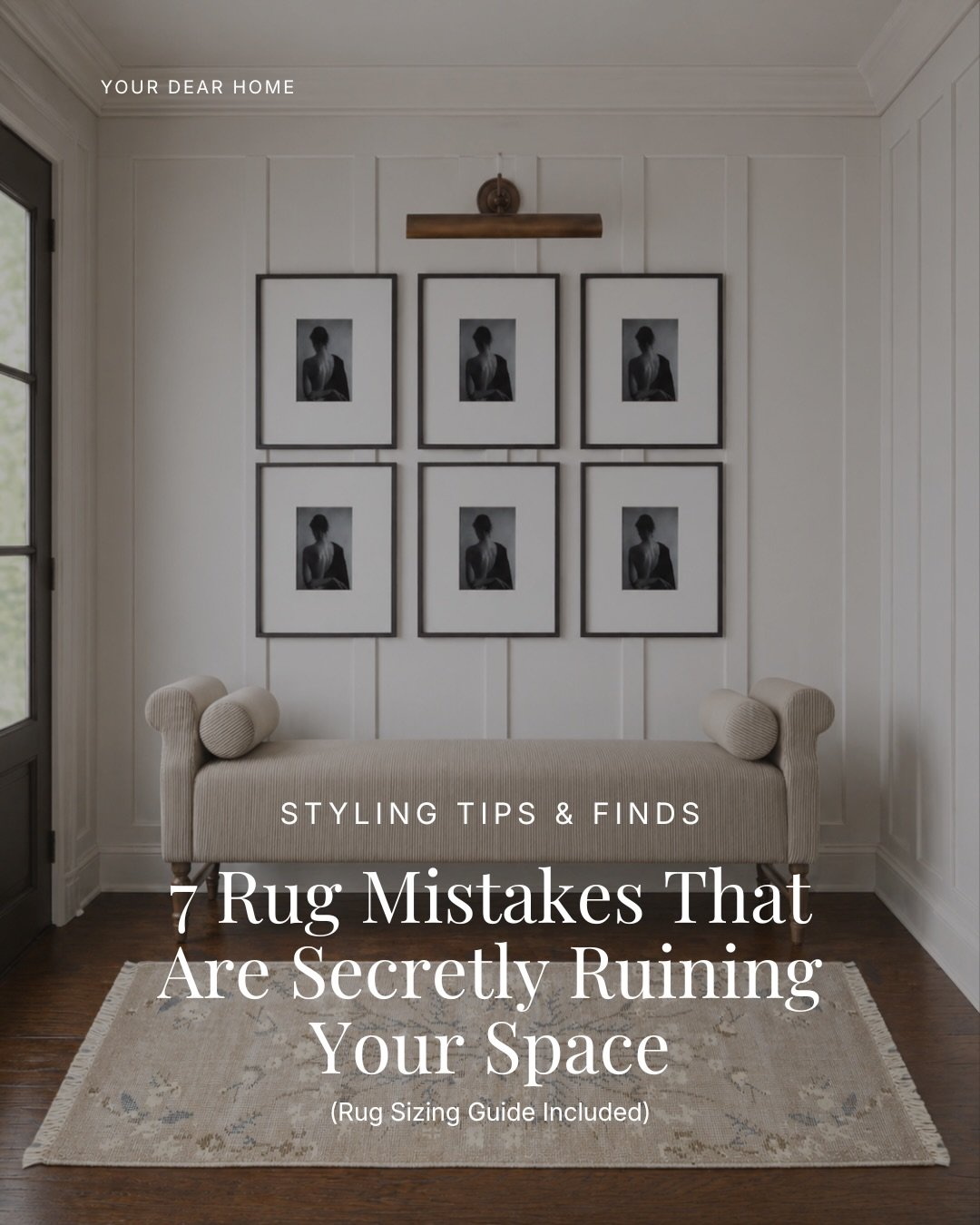 Rugs are a grounding element in any space. They hold all the furniture together and stop everything from feeling like it&rsquo;s floating.

But as important as they are visually, the color, pattern, and style you choose matter just as much. Rugs take