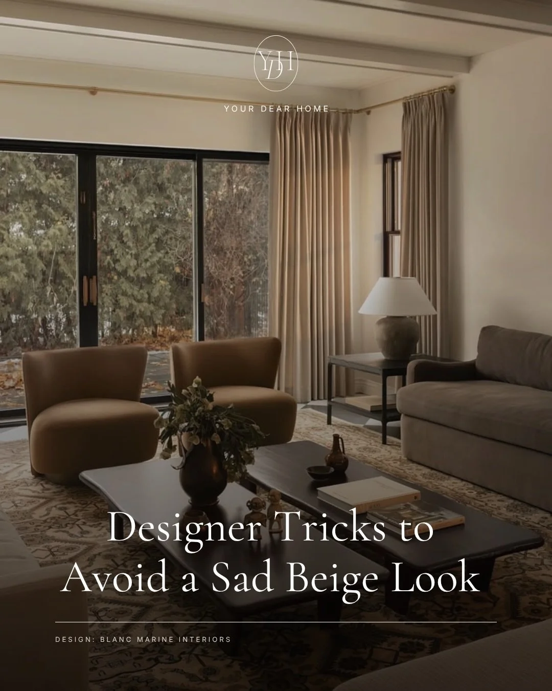 If your favorite color palette leans soft neutrals, here&rsquo;s your gentle warning - A beige home can very quickly start feeling flat, sterile or &ldquo;sad beige&rdquo; when every single piece blends into the exact same tone.

The secret isn&rsquo