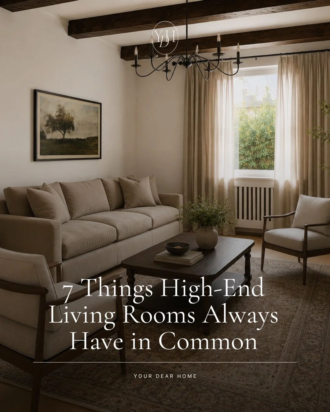 If you&rsquo;ve ever looked at a beautiful living room and thought &ldquo;why does this feel SO much more expensive than mine?&rdquo; honestly the answer is usually in the smaller details.

Things like layered lighting, larger rugs, custom looking dr