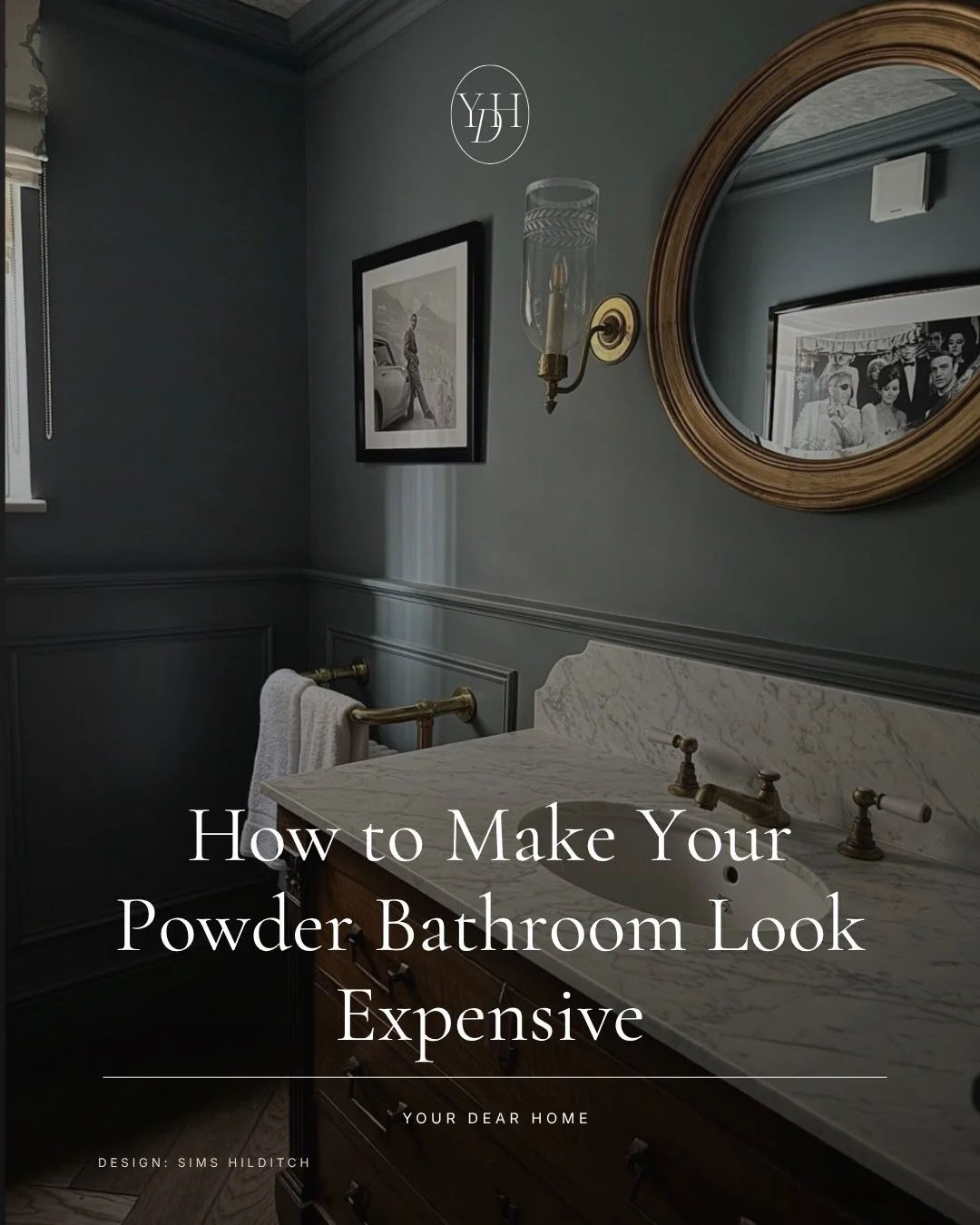 Your home reveals a lot about your aesthetic and personal style through the powder bathroom 🤎

If you want your home to feel more luxurious and expensive, start there first. Powder bathrooms may be small, but they hold SO much design potential. A bo