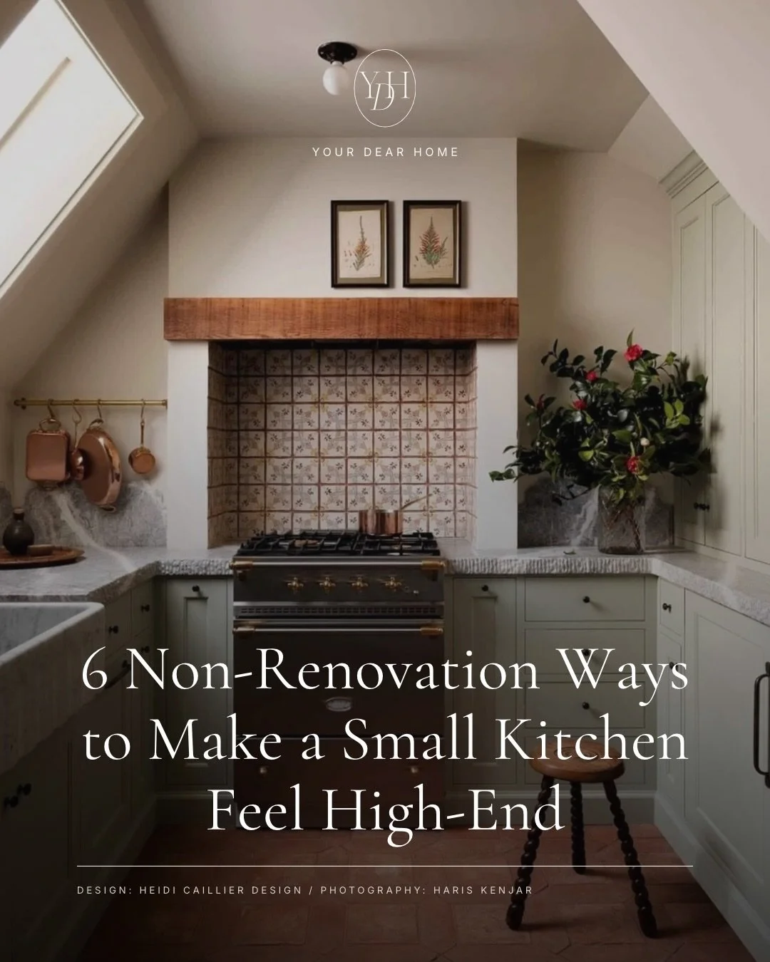 If you have a small kitchen and it constantly feels cluttered, cramped or just a little underwhelming, this post is for you. I&rsquo;m sharing 6 non-renovation tricks for falling back in love with your kitchen! 🤎

Most dreamy kitchens you see online