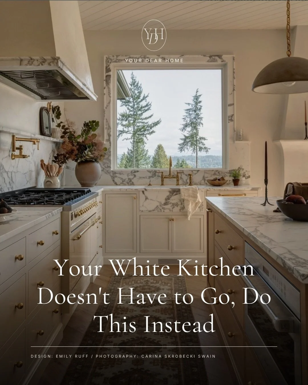 You&rsquo;ve probably heard it everywhere lately that white kitchens are &ldquo;out.&rdquo; And if you love white kitchens, that can feel a little discouraging. But here&rsquo;s the thing&hellip; a white kitchen isn&rsquo;t the problem. It&rsquo;s wh