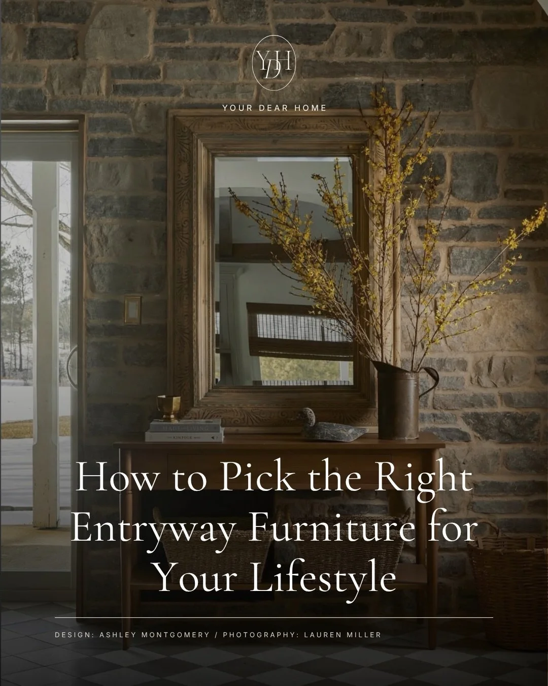 Yes, entryways are one of the most impactful spaces in a home. They instantly give guests a feel for your aesthetic and set the tone for the rest of the house. But that doesn&rsquo;t mean they can&rsquo;t be functional too!

I always believe an entry