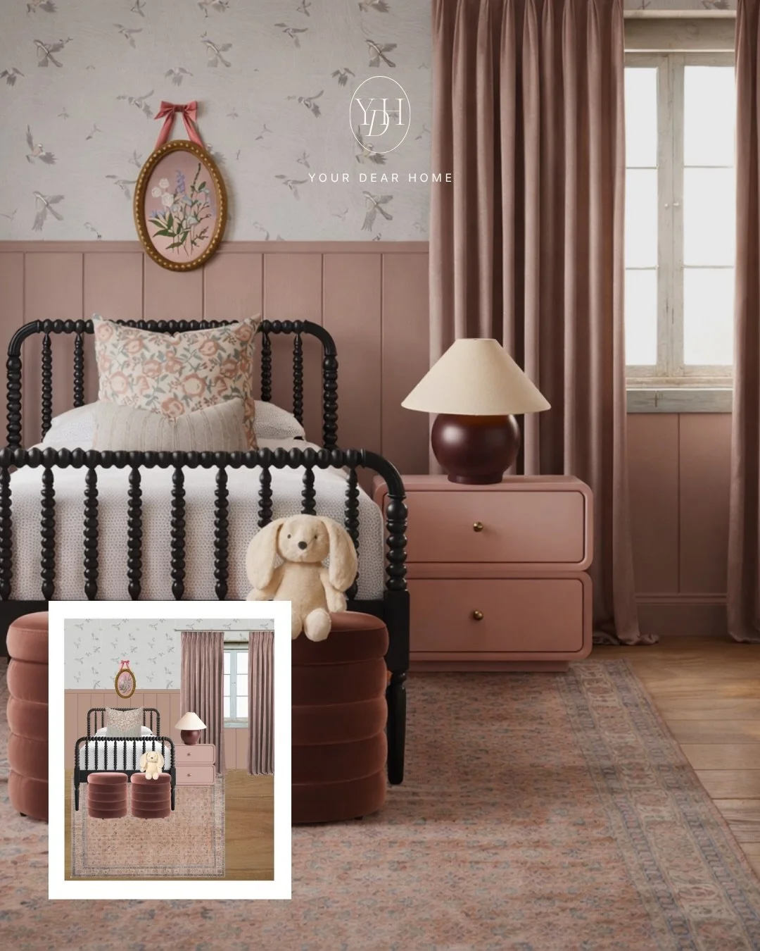 Little girls&rsquo; bedrooms are some of my favorite spaces to design because they give you permission to have fun with color, pattern, wallpaper and all the sweet details that make a room feel magical. 💕

These moodboards balance whimsy with timele
