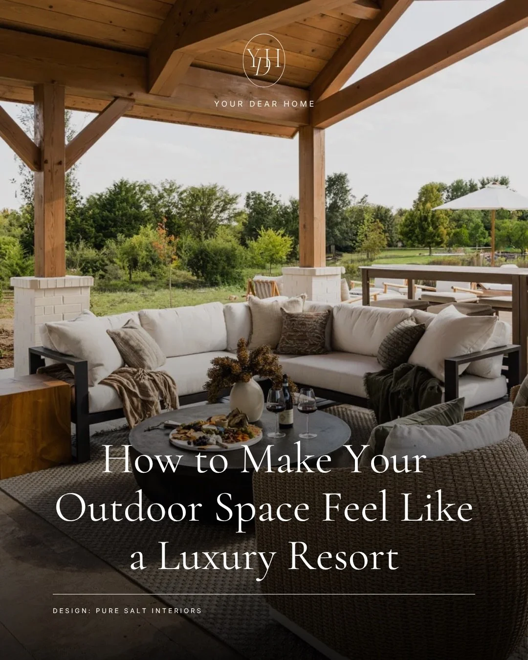 If there&rsquo;s one area of the home that deserves a little extra attention during the summer months, it&rsquo;s the outdoor space. ☀️

The most beautiful outdoor areas don&rsquo;t feel like a collection of patio furniture. They feel like an extensi