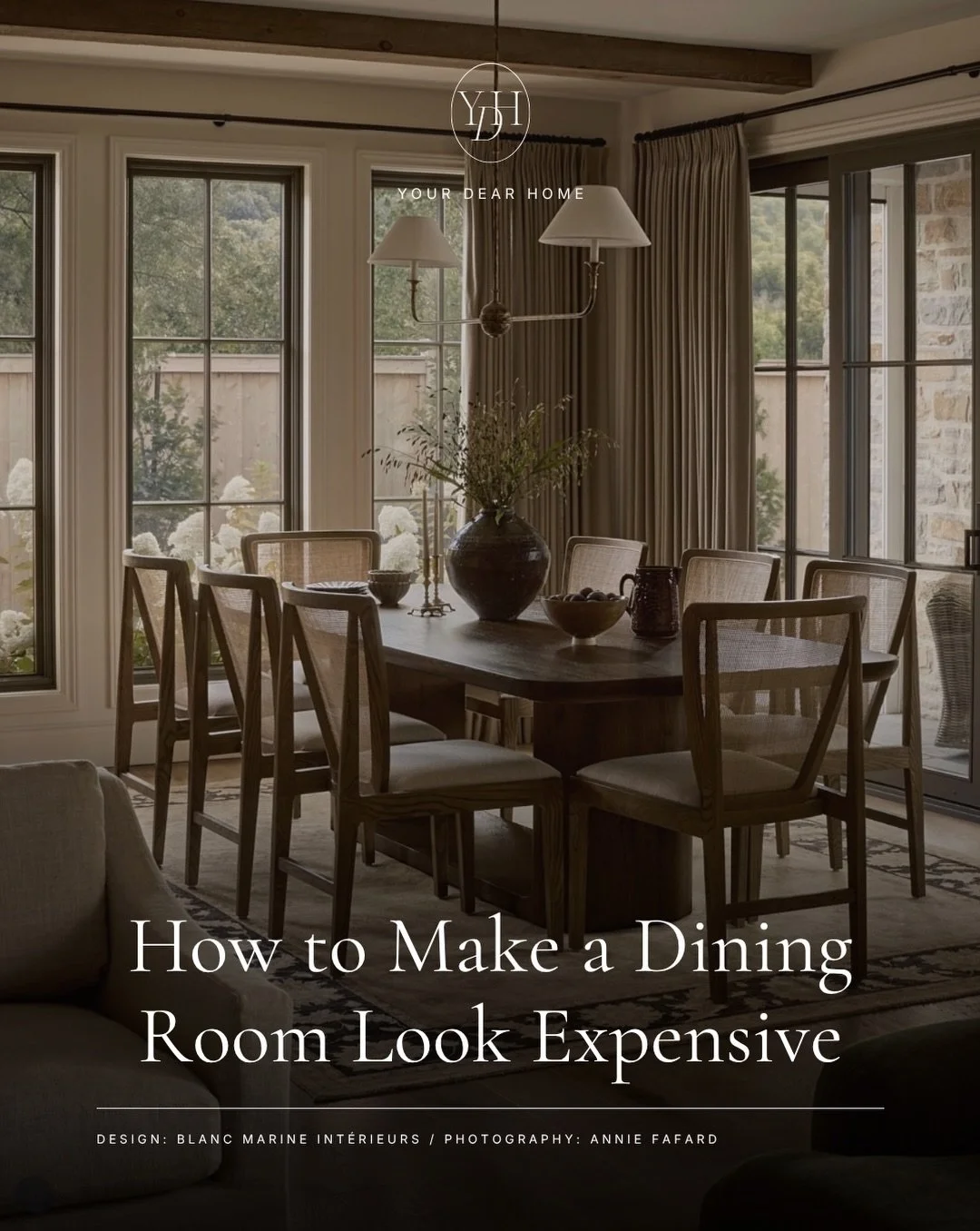 A beautiful dining room goes a long way in impressing your guests before you&rsquo;ve even served the food. 😉

If your dining room feels a little flat, unfinished or simply isn&rsquo;t giving that high-end designer look you&rsquo;re after, a few tho