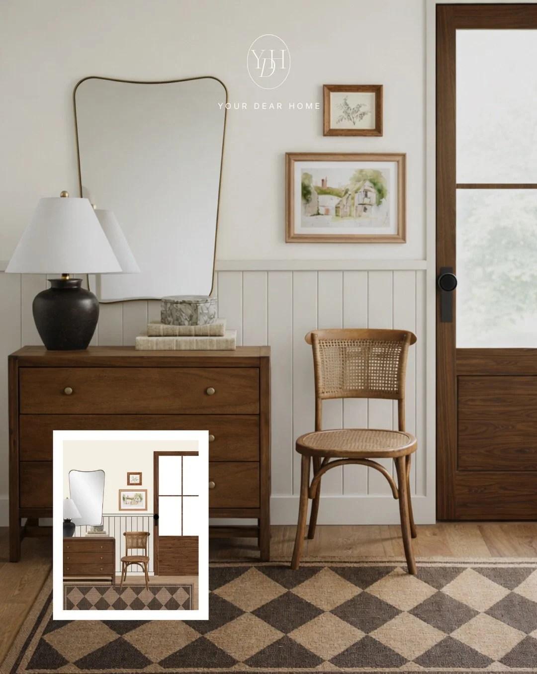Entryways don&rsquo;t always have to be styled with a console table. In fact, some of the most charming entryways use unexpected pieces that are both functional and beautiful. 🤎

Whether you&rsquo;re working with a small footprint, a narrow wall or 