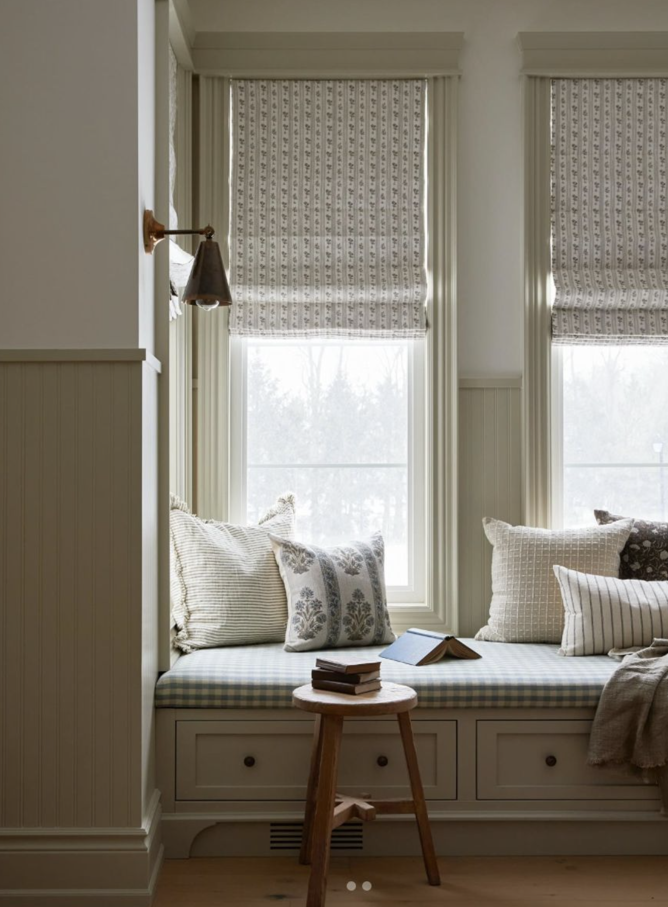 Interior space showing subtle contrast between walls, trim, and doors for a custom, designer look.