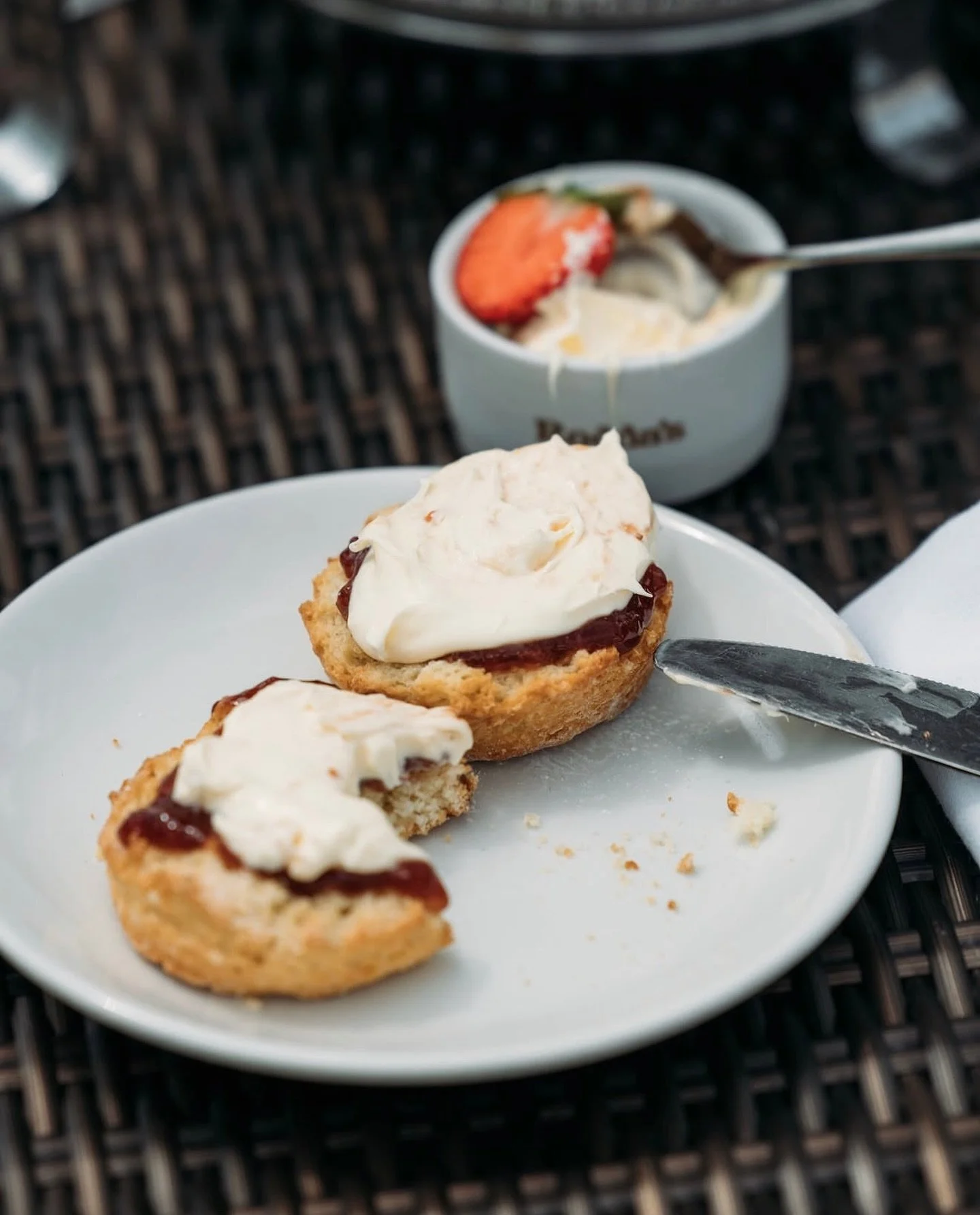 🌊 Happy St Piran&rsquo;s Day to all who celebrate! 🌊 

We celebrated the best way we know how: with a scone&hellip;the right way 🍓