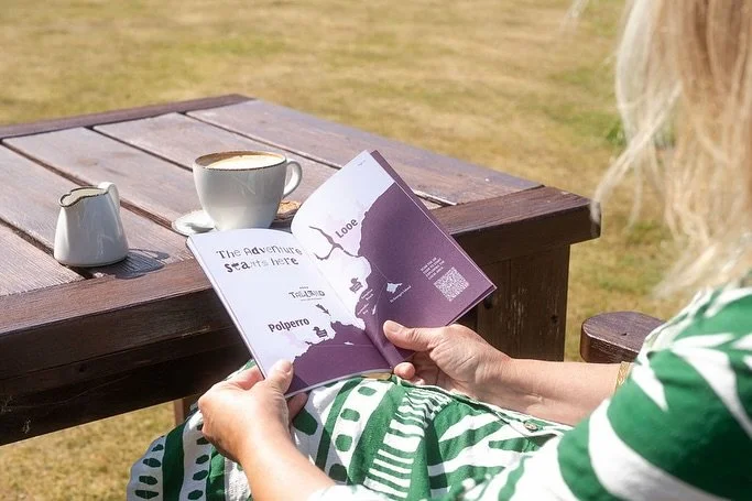 There are five important stages to an afternoon well spent around here:

🗺️ You plan, coffee in hand 
🎒 You pack the essentials 
🥾 You take to the coast path
🌊 You remember to stop and take it all in
🍽️ You make your way back to us and tuck in

