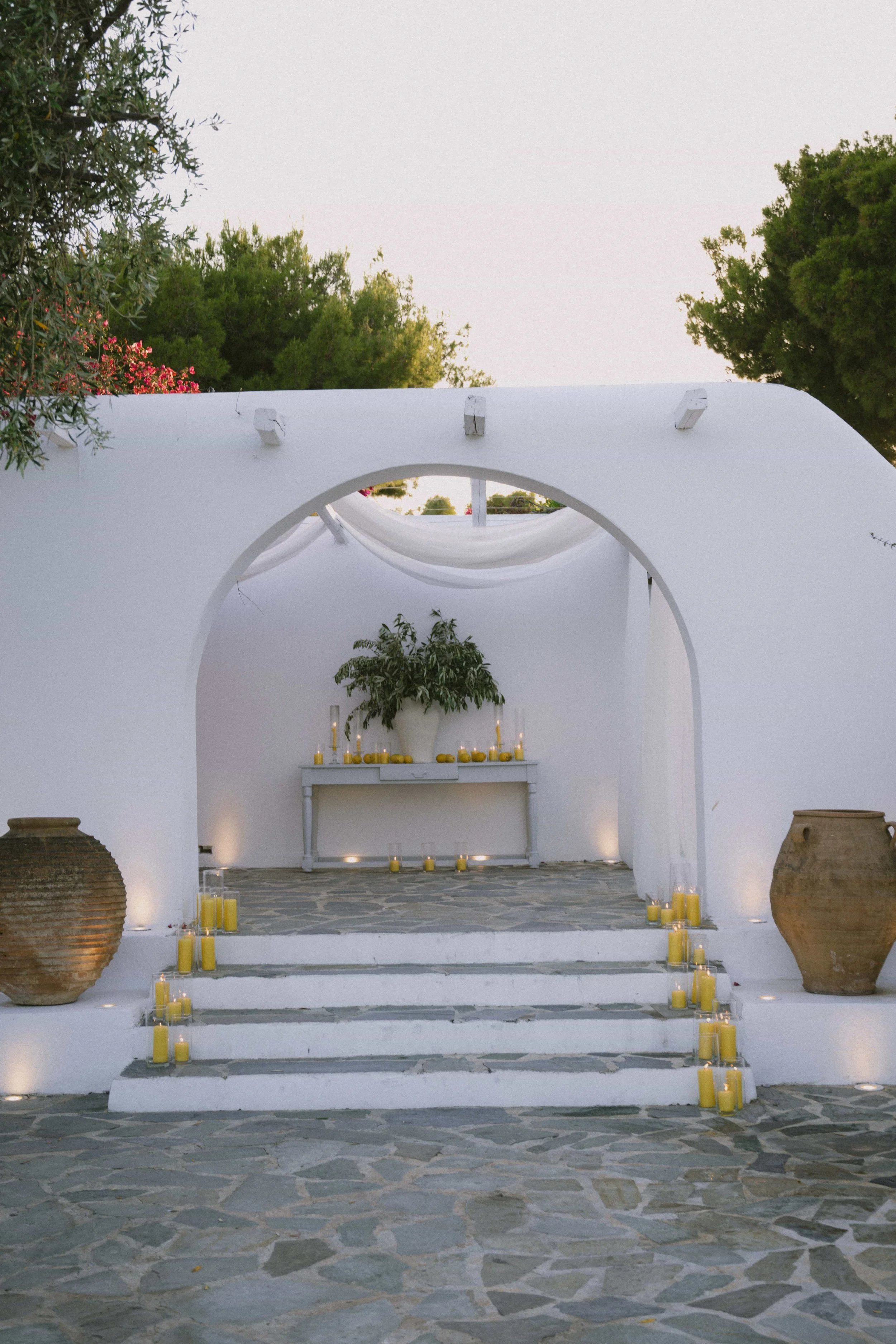 lemon wedding entrance 